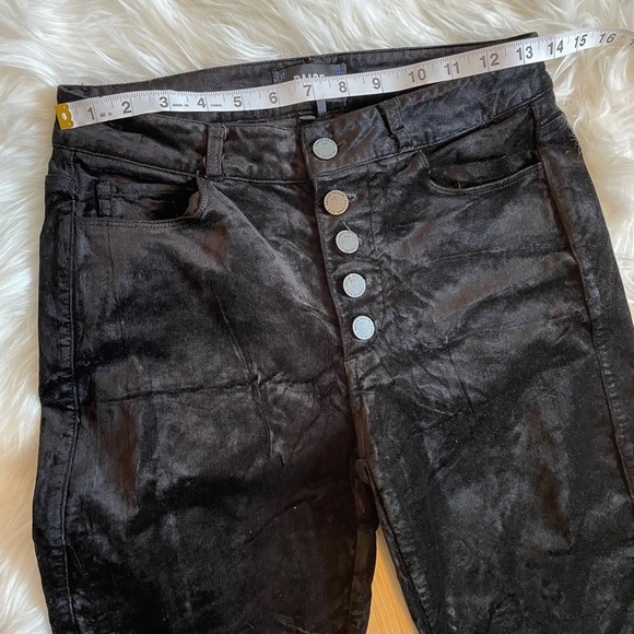 Paige Hoxton Ankle Peg Black Velvet Pants - Picture 10 of 15